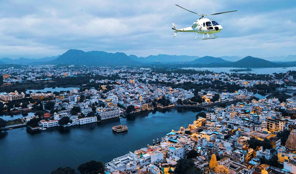 Helicopter Joy Ride in Udaipur